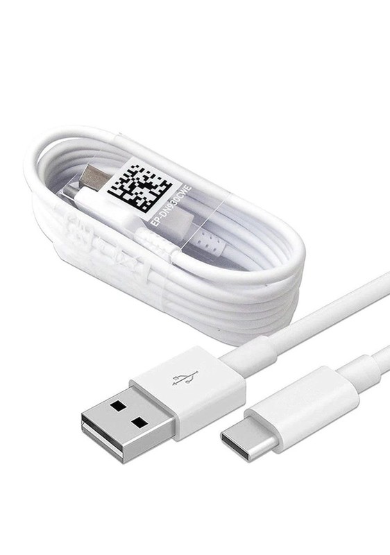 USB-C to USB-A 3FT Fast Charger Cable White Quick Charge & Data Sync for Samsung