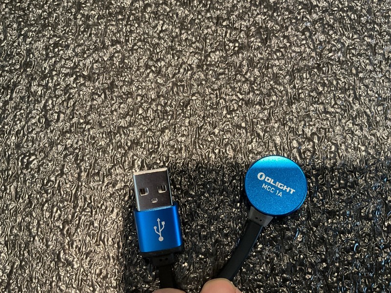 OLIGHT MCC 1A Magnetic Flashlight Charger USB Charging Cable