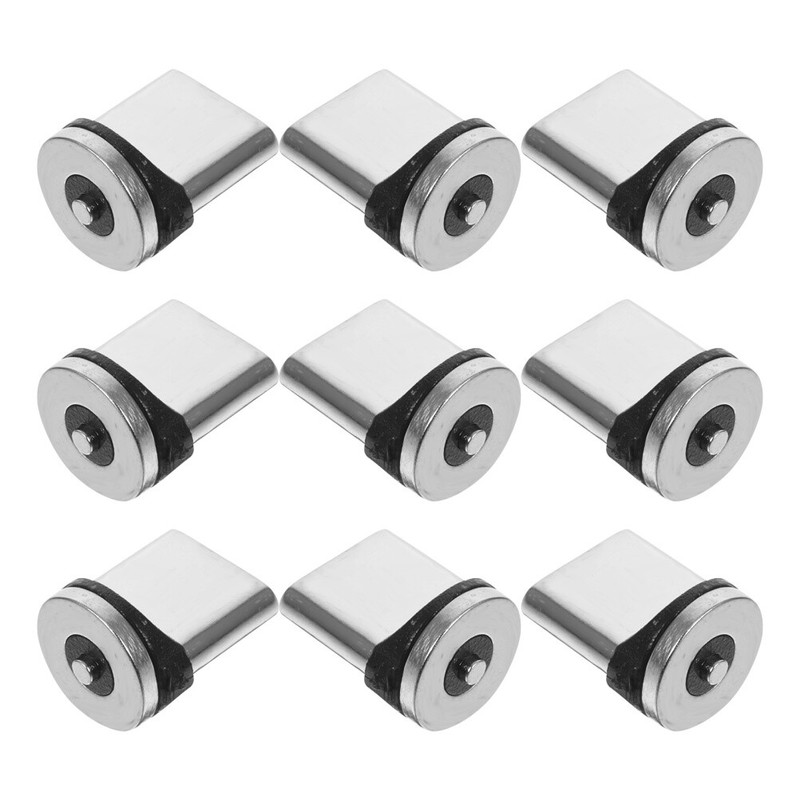 9pcs USB cable 360°Rotating Magnetic Tips Magnetic Charging Plug