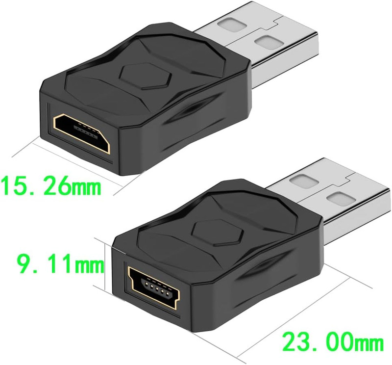 USB 2.0 Adapter Set Usb/Type C/Micro/Mini Male to Female Converter Connector 12 gallery