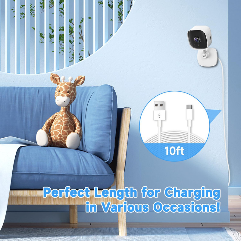2 Pack 10Ft/3M Long USB C Cable, Durable USB a to USB C Charging and Data Sync C gallery