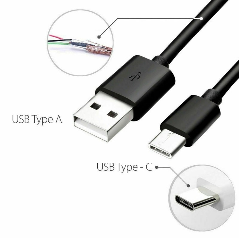 USB Type C Fast Charging Cable USB-A to USB-C For Samsung Series S21 S10 Note10+ gallery