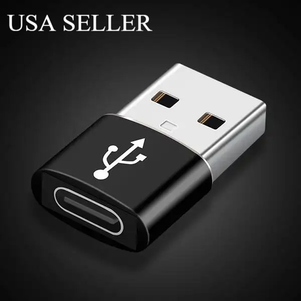 2 PACK USB C 3.1 Type C Female to USB 3.0 Type A Male Port Converter Adapter NEW