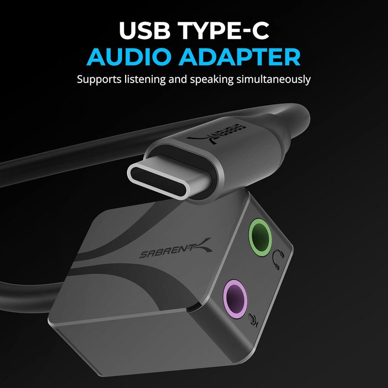 USB to 3.5Mm Jack Audio Adapter, USB to Headphone Jack Adapter Sound Card, Upgra gallery
