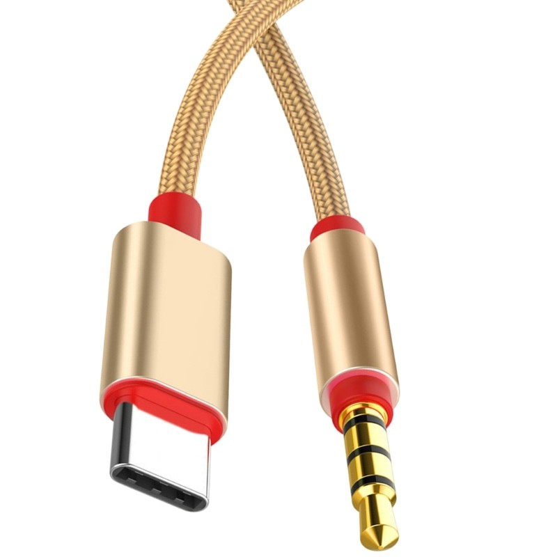USB C to 3.5mm Sound Cable Headphone Male Cord Car Auxiliary Cable Type C Cord gallery
