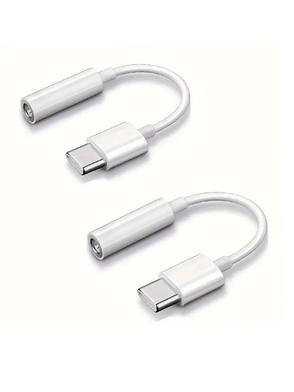 USB-C Type C to 3.5mm Aux Audio Adapter Earphone Headphone Cable iPhone/Android gallery