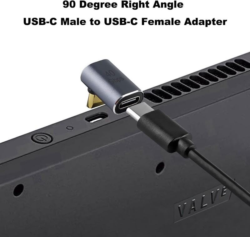 Compact 100W USB-C Adapter 2 Pack - Metallic Purple Right Angle Solution gallery