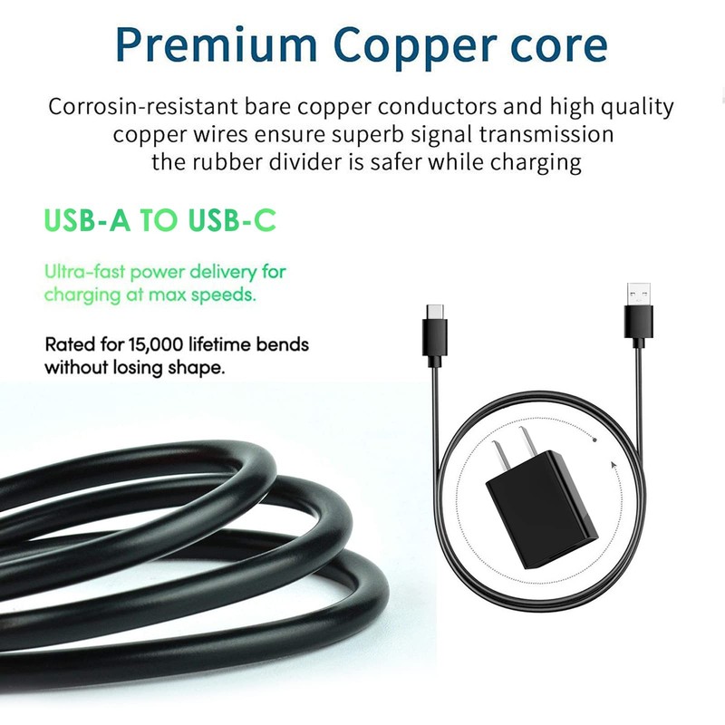 USB-Fast Wall Charger Charging Cable Cord Fit for Verizon Orbic Speed Mobile ... gallery