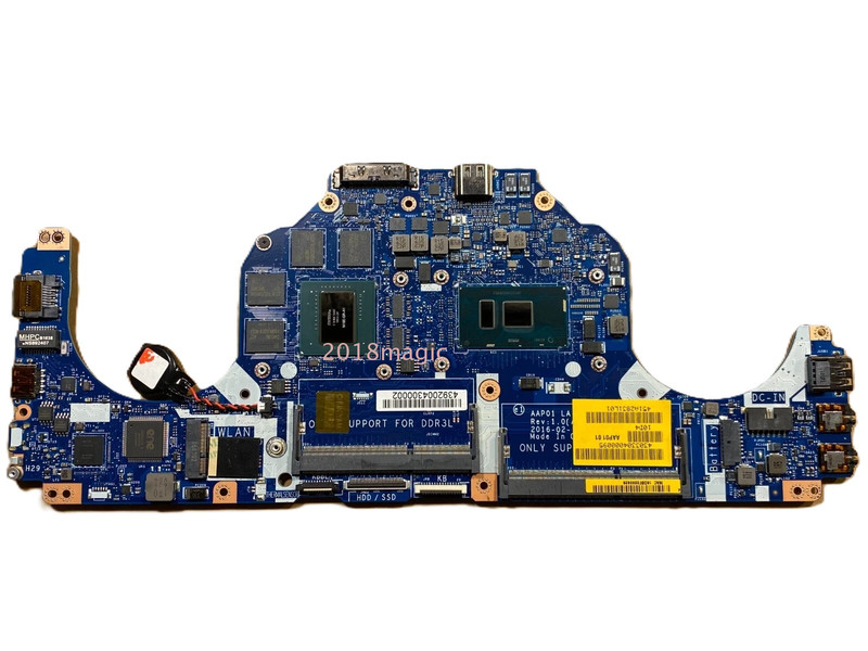 For Dell Alienware 13 R2 I7-6500 CPU GTX965M 4GB Motherboard LA-C902P CN-0TXYDJ