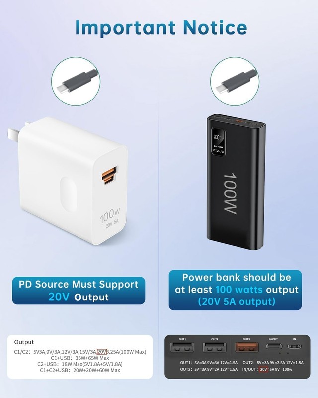 USB to DC Power Cable for Starlink Mini, Max Power 140W Input to DC Cable, 18... gallery