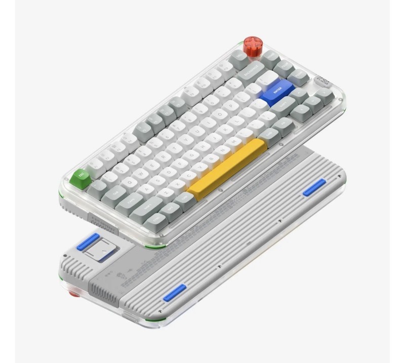 Nuphy Kick75 Tri-Mode High Profile Keeb w Knob,75% Layout w RGB, Blush Switches gallery