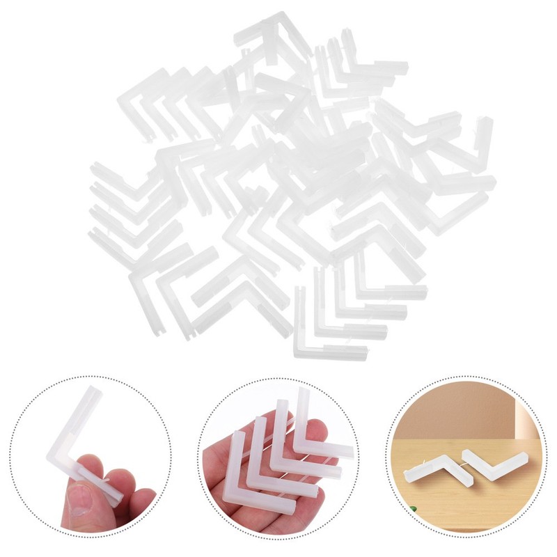 100 PCS Wire Management Channel Cable Cover Strip Cord Protector gallery