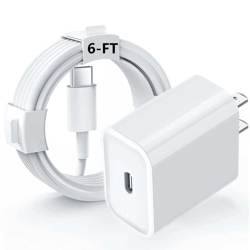 2-Pack Super Fast Charger Type C For iPhone 14 13 12 11 Pro Max Xs XR 8 7 6 Plus gallery