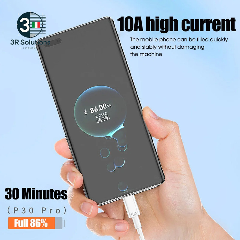 120W 10A Super Fast Type C Charging Cable for USB C Data Cable for Phone gallery