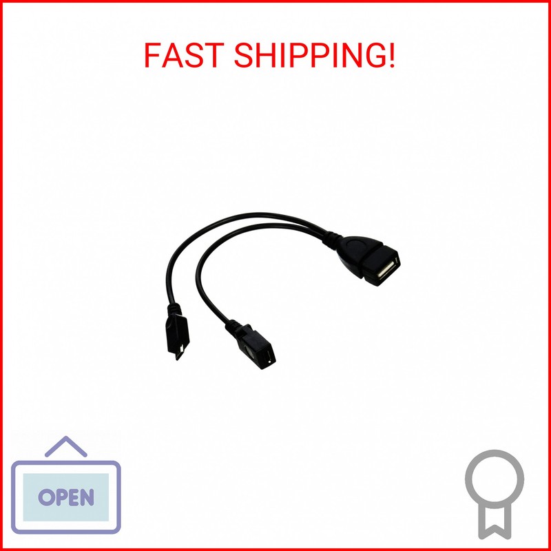 DSYJ DSYJ-D0000101 Micro USB Host OTG Cable with Micro USB Power for Nexus 4 Nex
