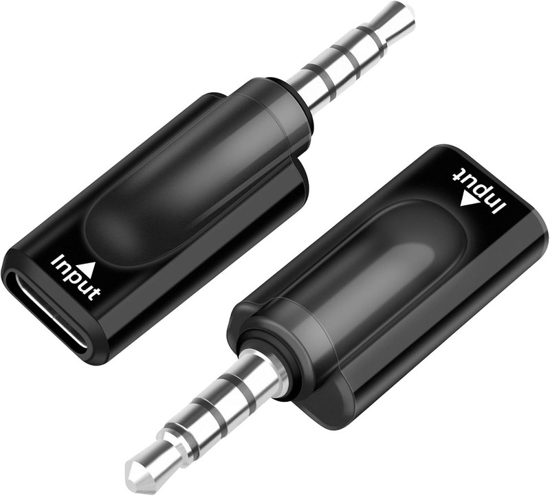 Plug & Play USB-C to 3.5mm Audio Adapter – 2-Pack, Portable Hi-Fi Solution