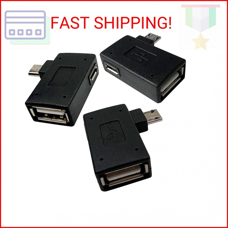 OTG Cable Adapter for Fire Stick 4K Max (3-Pack) – Expand Memory & Connect USB D