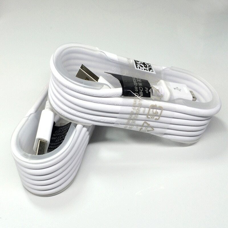 Wholesale Lot of 120 OEM Samsung microUSB Data Cable ECB-DU4AWE w/Plastic Wrap