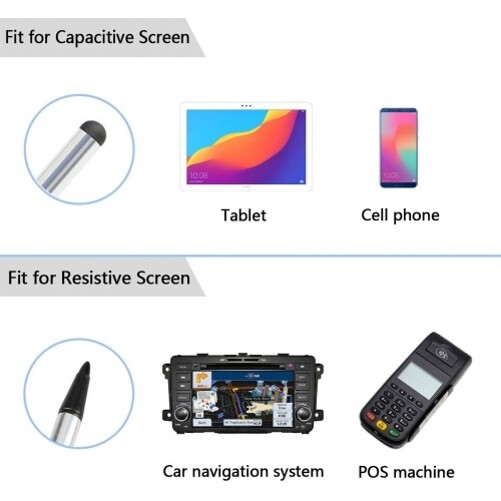 for iPhone iPad Pen Capacitive and Resistive Stylus Touch Compact Lightweight gallery