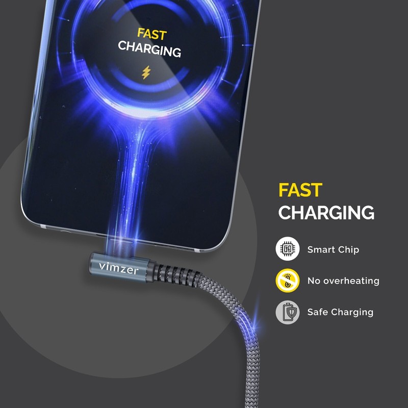 BRAIDED FAST Charger USB C Cable for Samsung Galaxy S24 S23 A15 A53 A54 Note 20 gallery