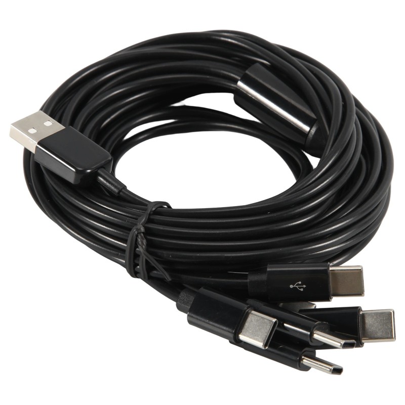 6-In-1 USB Type C Splitter Cable C Data Transmission Charing Cable for8377