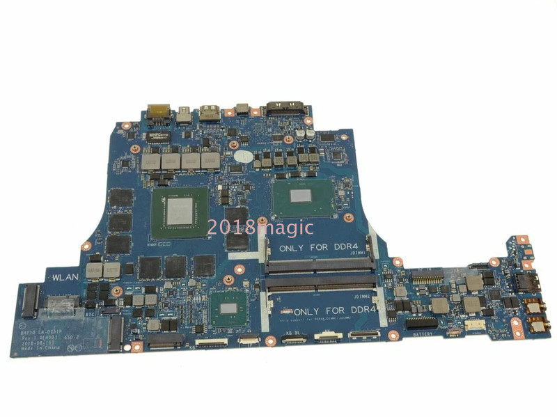 For Dell 15 R3 17 R4 with I7-7700HQ CPU GTX1070 8GB Motherbrd LA-D751P CN-0RNF7V