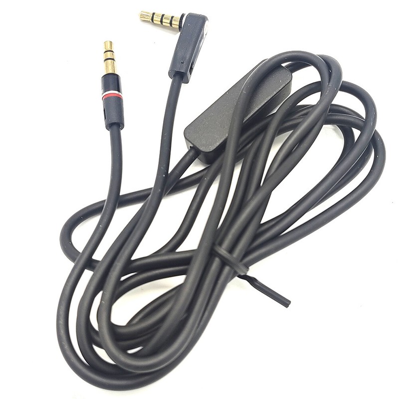 3.5mm 1/8″ Audio Cable Cord w MIC For Sennheiser MM-400-X earphone sx