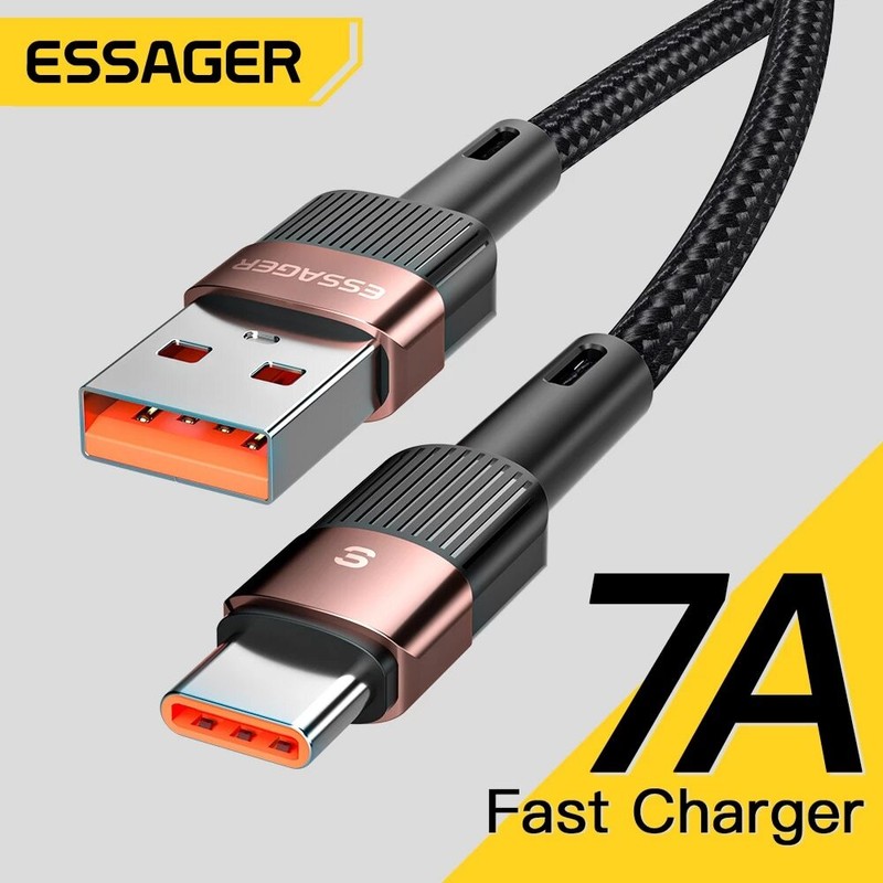 USB Type C Data Cable For Realme Huawei P30 Pro 66W Fast Charging Wire