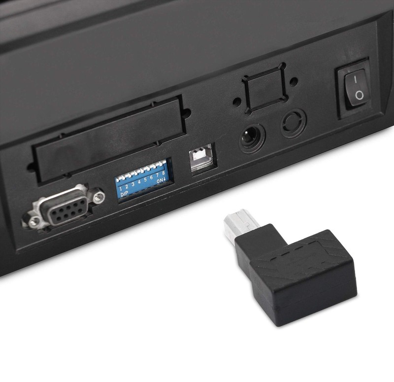 2 PCS USB 2.0 TypeB Male To Female Printer Adapter 90 Degree Right Angle gallery