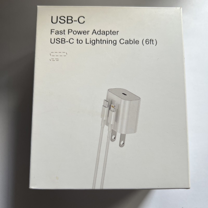 1 Pack – USB-C Fast Power Adapter USB-C to Fast Changing Cable – New