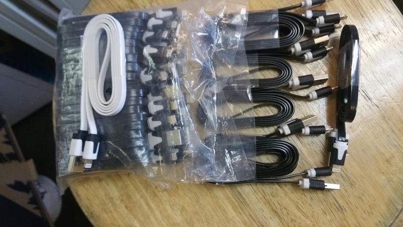 generic flat cable unbreakable data cable for iPhone gallery