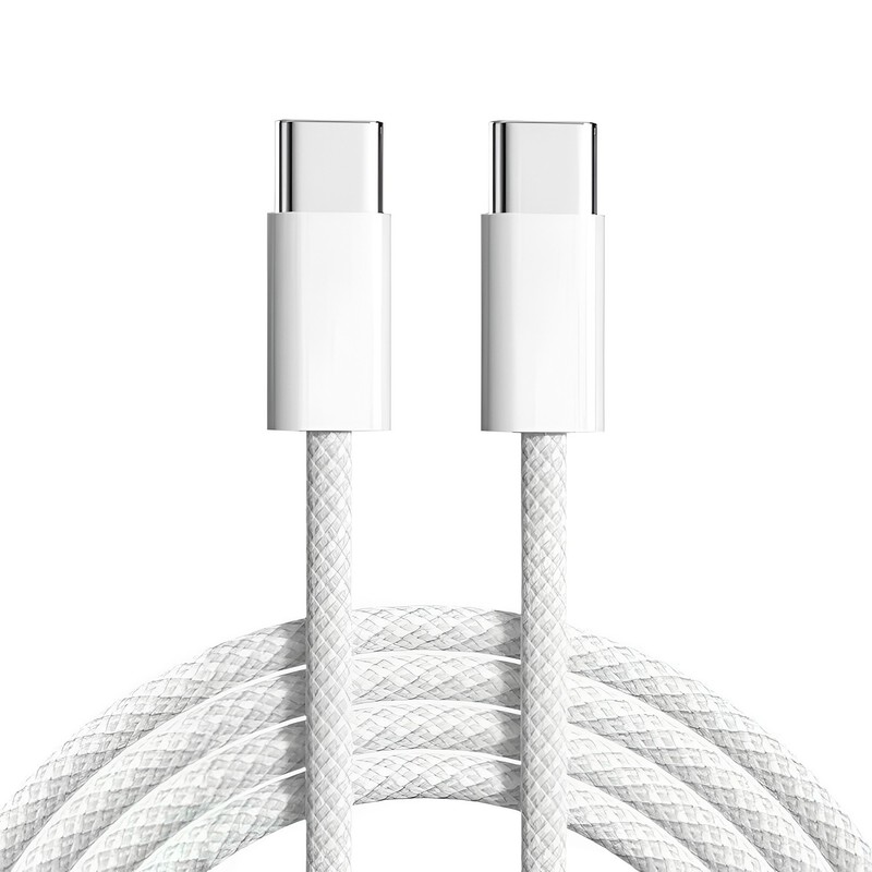 USB C to USB C Braided Cable Quick Charging 3.28FT Nylon Type C Charger Cord 60W