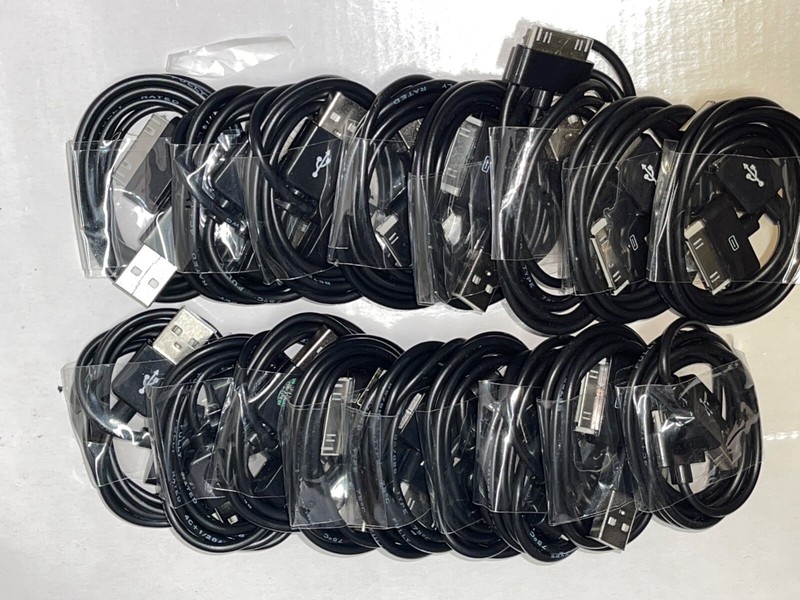 136x Mixed Colors USB Data Sync Charging Cable Cord for iPhone 4 4S 3Gs iPod gallery