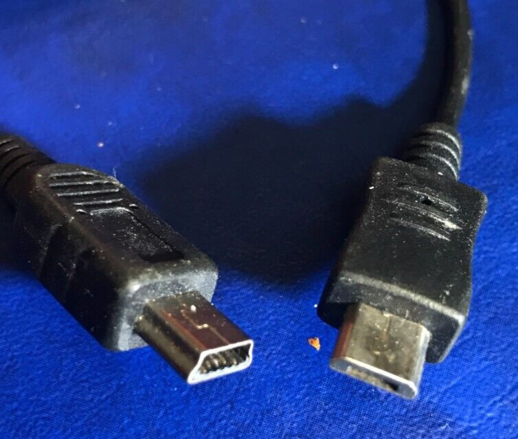 Vintage Cable Micro USB Male To Mini USB Male gallery