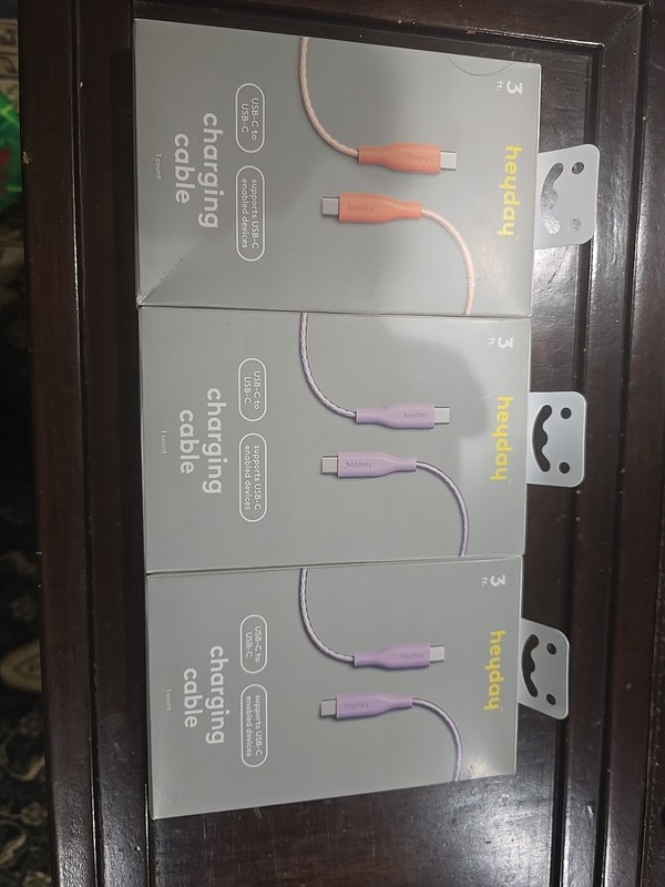 3 Pack Of 3 Foot Heyday Usb-c To Usb-c Charging Cables