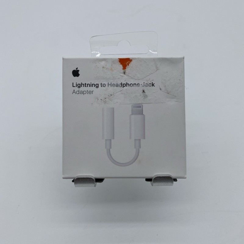 Apple Lightning to Headphone 3.5mm Jack Adapter White MMX62AM/A A1749 Brand New gallery