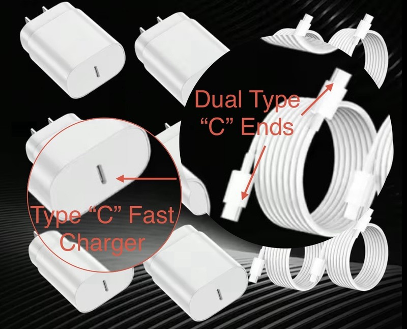 USB Type C To Type C Data Cable, 5A Fast Phone Charging, iPhone 16,15 & Android gallery