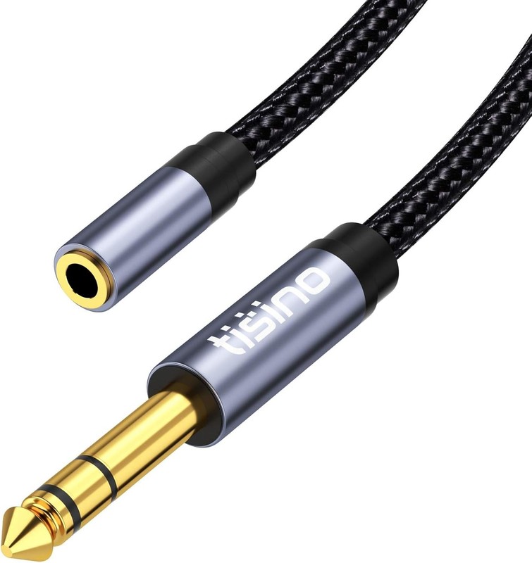 Heavy Duty 1/4 to 1/8 Female Audio Cable - 5ft gallery