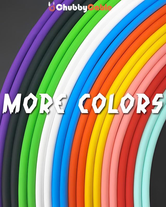 Chubby 2.0 Fast Charging Cable Durable Soft Silicone USB C Cable 240W Extra T... gallery