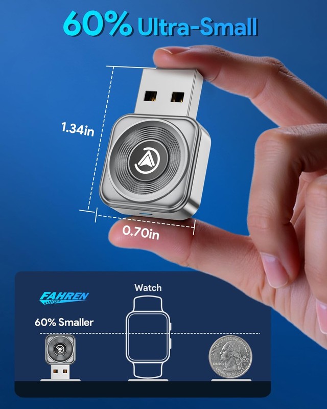 Visoud Wireless CarPlay Adapter iPhone Apple—Ultra Mini(60% Reduced Size),202... gallery