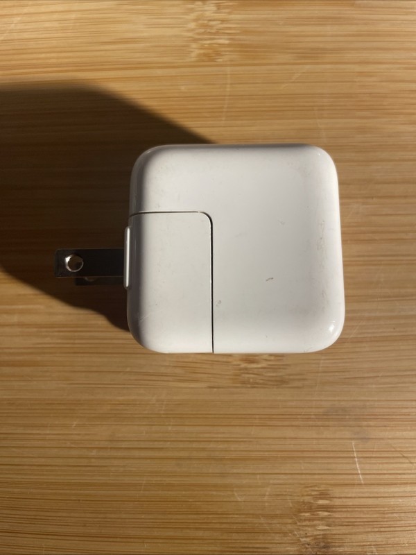 Apple Genuine OEM 12W USB Power Adapter for (iPhone iPad), A1401 Used W/ USB C
