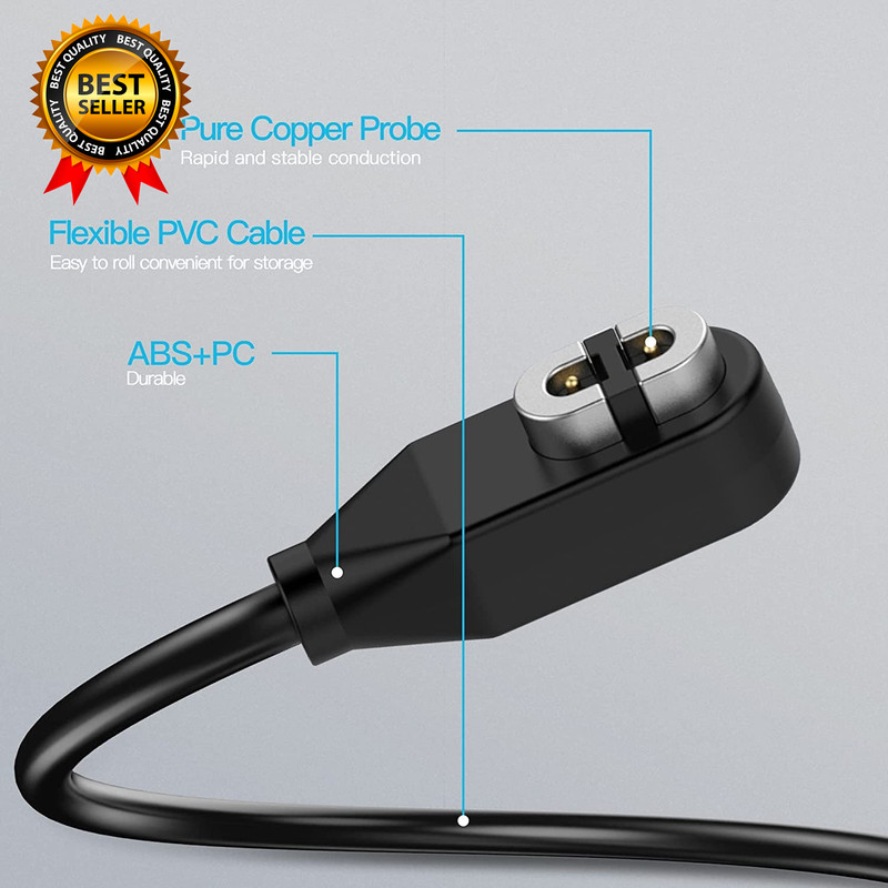 2 Pack Compatible for Shokz Charging Cable,Magnetic Charger Cord Compatible gallery