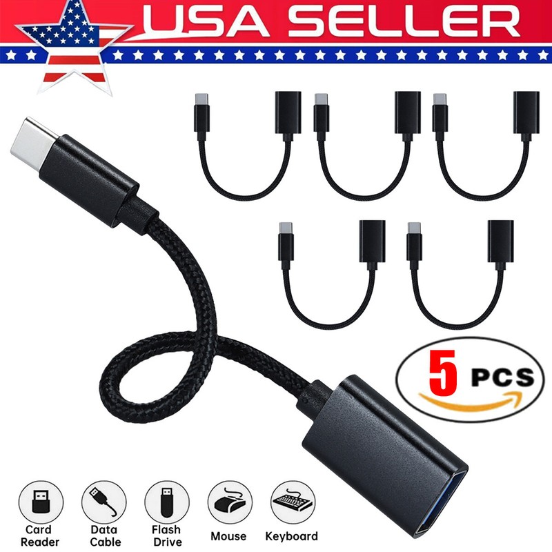 USB-C 3.1 Type C Male to USB 3.0 Type A Female OTG Adapter Converter Cable Cord