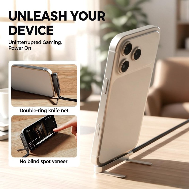 240W Fast Charging Cable Invisible Phone Holder Stand | Play While Charging gallery