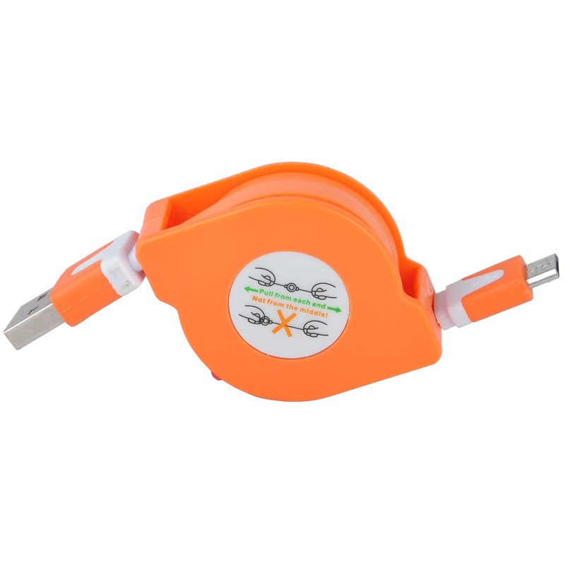 Retractable Micro USB Data Sync Charger Cable Cord Lead For Android Samsung HTC gallery