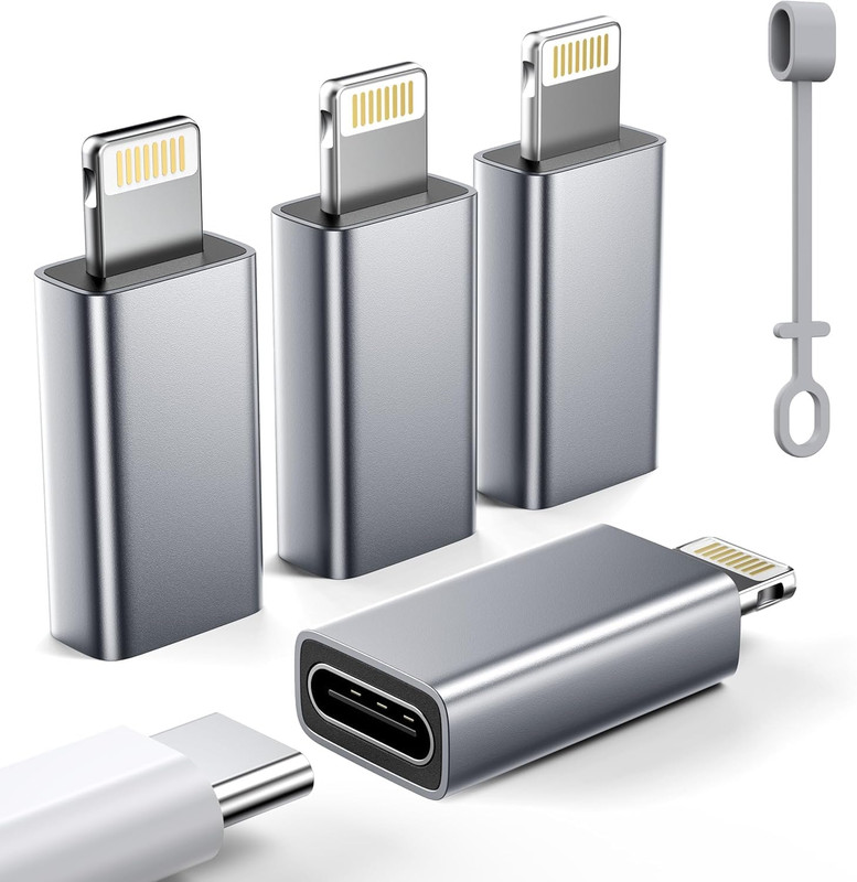 Mfi Certified 27W USB C to Lightning Adapter - Fast Charging Data Sync gallery
