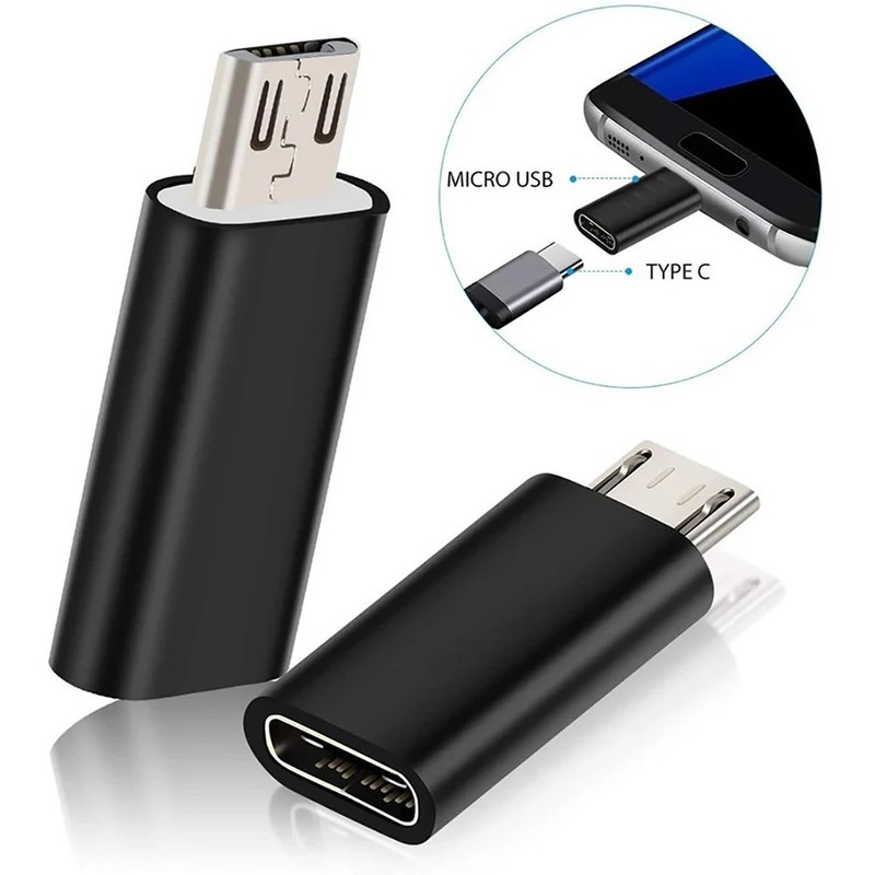 Type C to Micro USB Adapter Converter OTG V8 Charger For Samsung Xiaomi gallery