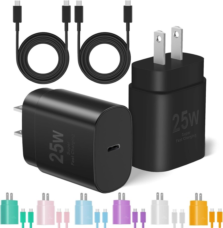 Certified 25W USB C Charger with 10FT & 6FT Cables - Ultimate Charging Duo gallery