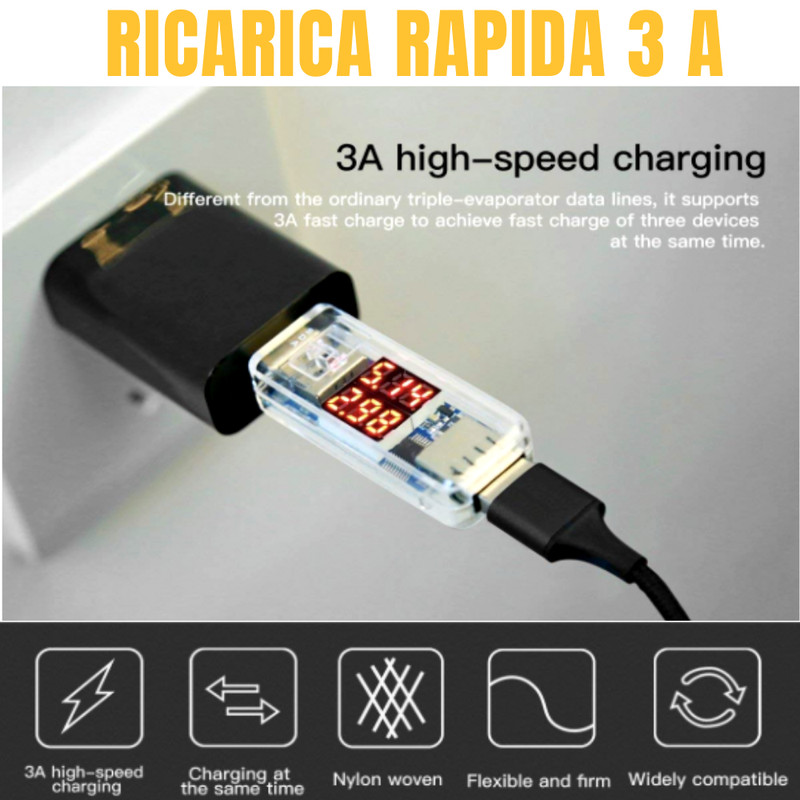 3 in 1 Multi USB Charger Charging Cable Cord 10X For iPhone USB C Micro Android gallery