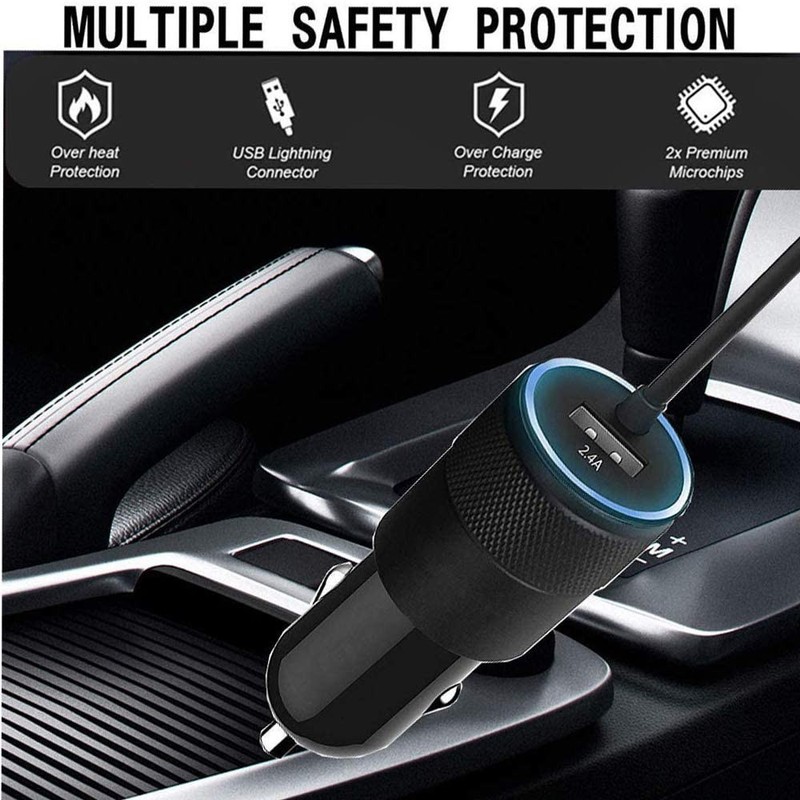 For Galaxy Tab S7/S8/S9/11 11" 36W Fast Car Charger USB-C Power Adapter Coiled gallery